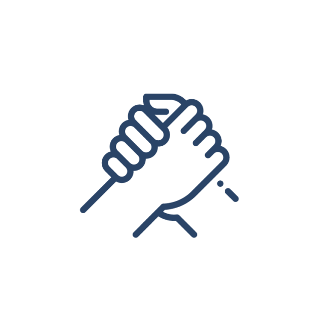hands holding icon