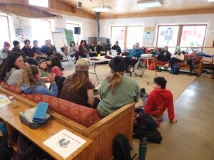 A group of people at our Make Peace with Winter conference