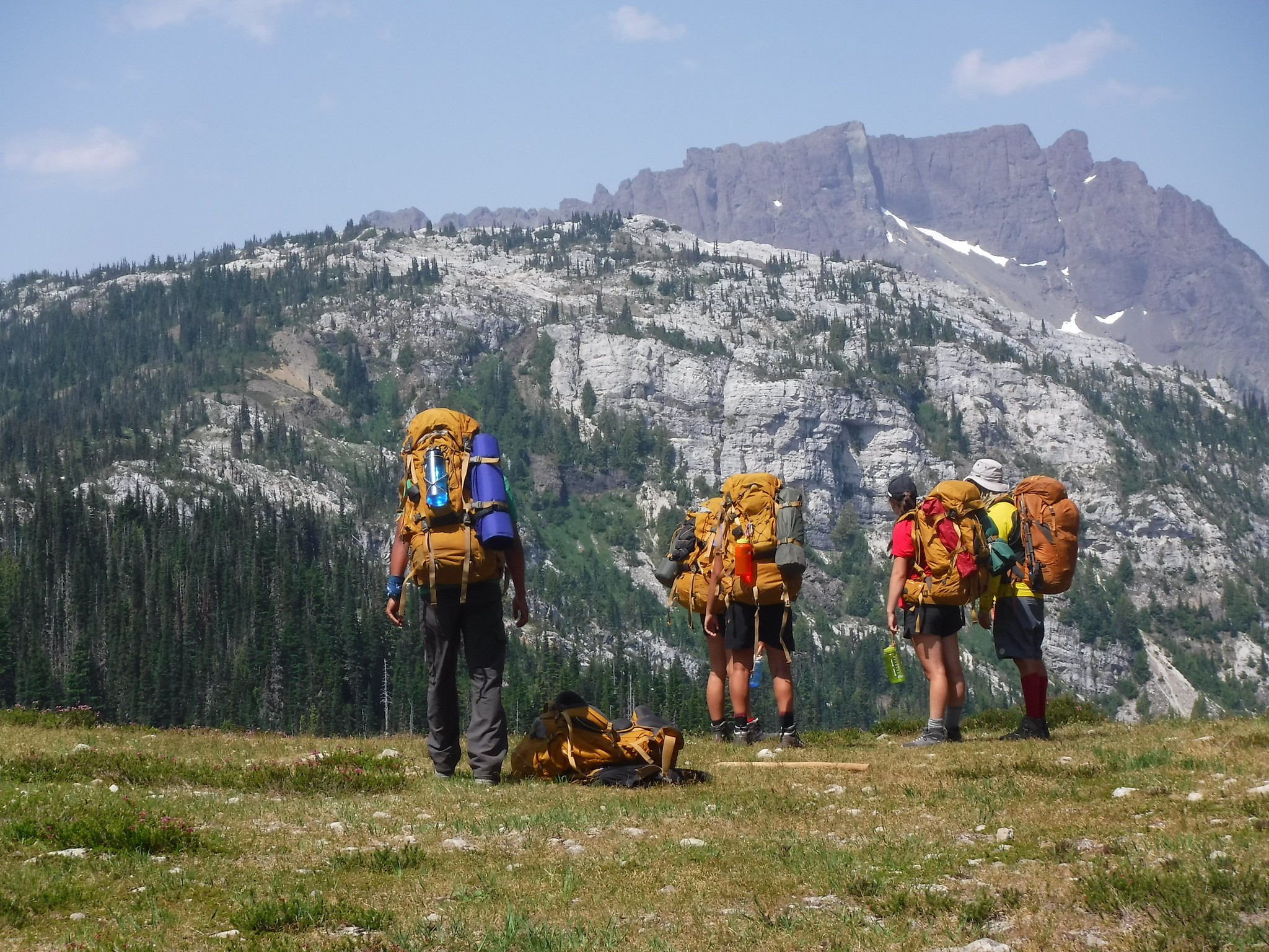West Coast Indigenous Leadership backpacking
