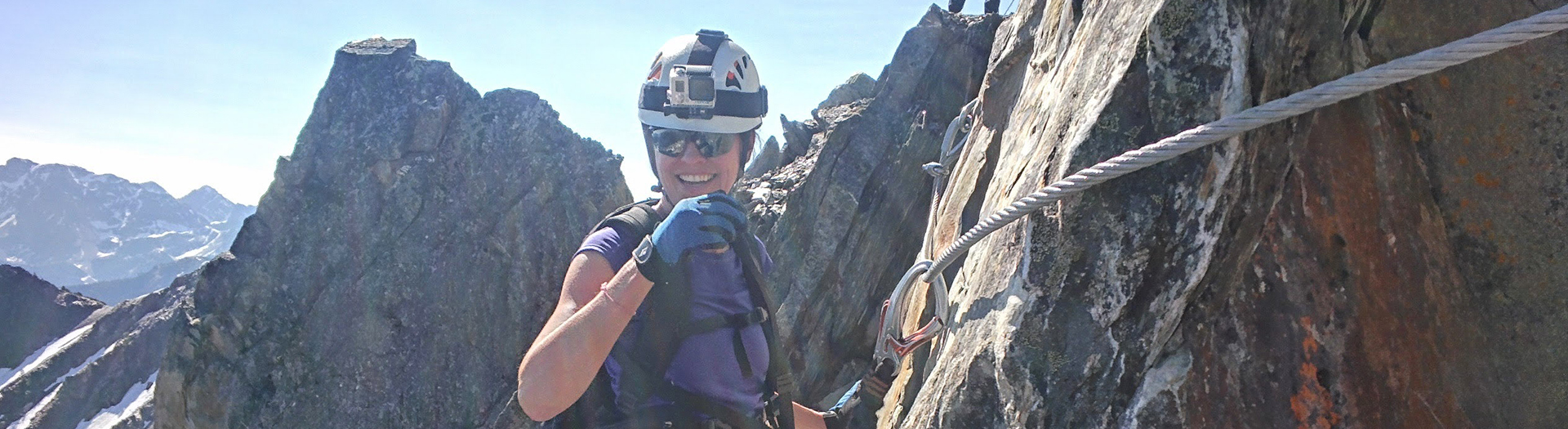 Anne Fitzgerald Climbing Mountain