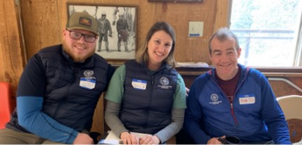 Scott, Maria and Rob: OBC staff at the Symposium
